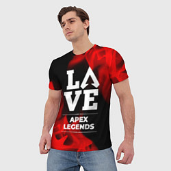 Футболка мужская Apex Legends Love Классика, цвет: 3D-принт — фото 2