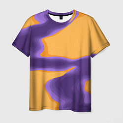 Футболка мужская Фиолетовая река, цвет: 3D-принт