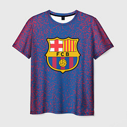 Футболка мужская Barcelona брызги красок, цвет: 3D-принт