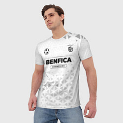 Футболка мужская Benfica Champions Униформа, цвет: 3D-принт — фото 2