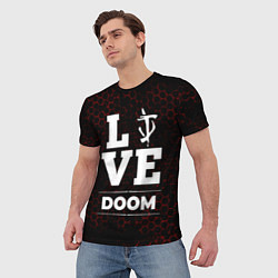 Футболка мужская Doom Love Классика, цвет: 3D-принт — фото 2