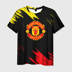 Футболка мужская Manchester united Texture, цвет: 3D-принт