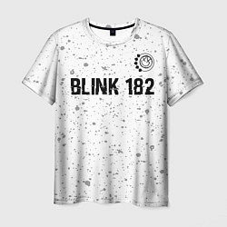 Футболка мужская Blink 182 Glitch на светлом фоне, цвет: 3D-принт