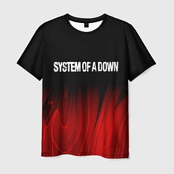Футболка мужская System of a Down Red Plasma, цвет: 3D-принт