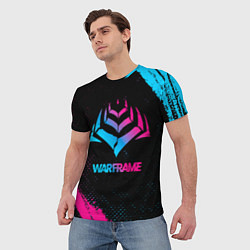 Футболка мужская Warframe Neon Gradient, цвет: 3D-принт — фото 2