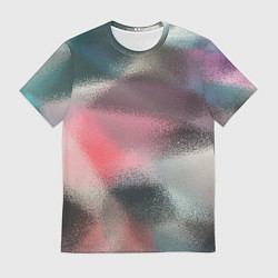 Футболка мужская Современный разноцветный абстрактный узор, цвет: 3D-принт