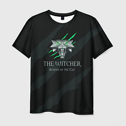 Футболка мужская The Witcher School of the Cat, цвет: 3D-принт