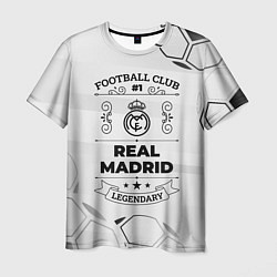 Футболка мужская Real Madrid Football Club Number 1 Legendary, цвет: 3D-принт