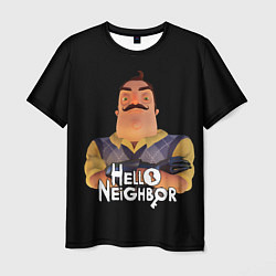 Футболка мужская Привет сосед Hello Neighbor, цвет: 3D-принт