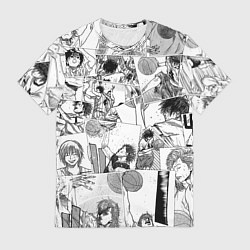 Футболка мужская Команда мечты паттерн, цвет: 3D-принт