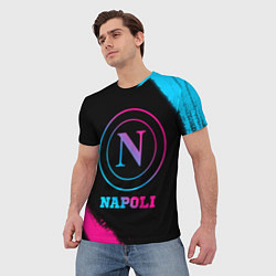 Футболка мужская Napoli FC Neon Gradient, цвет: 3D-принт — фото 2