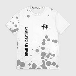 Футболка мужская Dead by Daylight Glitch на светлом фоне, цвет: 3D-принт