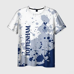 Футболка мужская Tottenham hotspur Брызги красок, цвет: 3D-принт