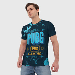 Футболка мужская Игра PUBG: pro gaming, цвет: 3D-принт — фото 2
