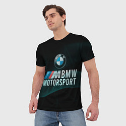 Футболка мужская BMW Motosport theam, цвет: 3D-принт — фото 2