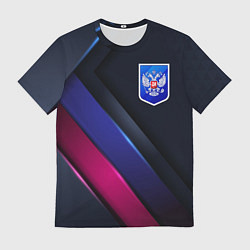 Футболка мужская Dark Герб России, цвет: 3D-принт