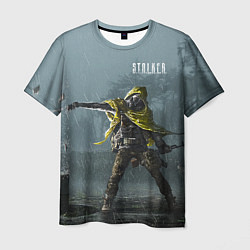 Футболка мужская STALKER Одиночка Возле Аномалии, цвет: 3D-принт