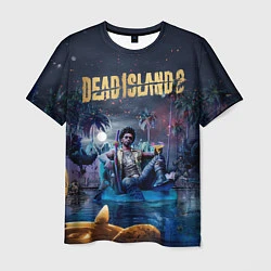 Футболка мужская Dead island 2 герой в ночи, цвет: 3D-принт