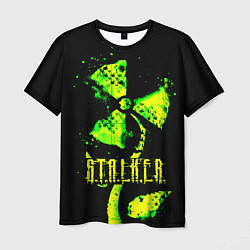 Футболка мужская Stalker neon flower, цвет: 3D-принт