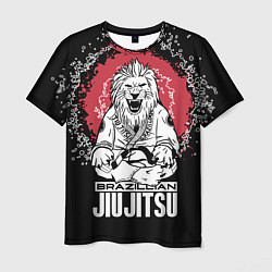 Футболка мужская Jiu-Jitsu red sun Brazil, цвет: 3D-принт