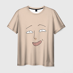 Футболка мужская One Punch man Saitama face, цвет: 3D-принт