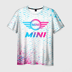 Футболка мужская Mini neon gradient style, цвет: 3D-принт