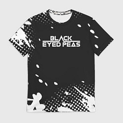 Футболка мужская Black eyed peas краска, цвет: 3D-принт