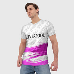 Футболка мужская Liverpool pro football: символ сверху, цвет: 3D-принт — фото 2