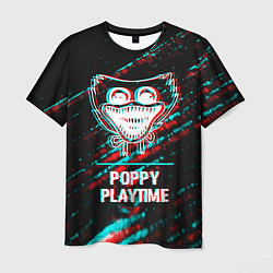 Футболка мужская Poppy Playtime в стиле glitch и баги графики на те, цвет: 3D-принт