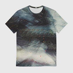 Футболка мужская Туман и тьма в абстракции, цвет: 3D-принт