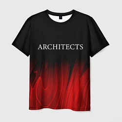 Футболка мужская Architects red plasma, цвет: 3D-принт