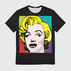 Футболка мужская Ретро портрет Мэрилин Монро, цвет: 3D-принт