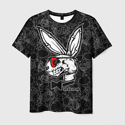 Футболка мужская Playboy Skull - Rabbit 2023, цвет: 3D-принт