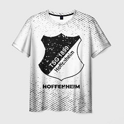 Футболка мужская Hoffenheim с потертостями на светлом фоне, цвет: 3D-принт