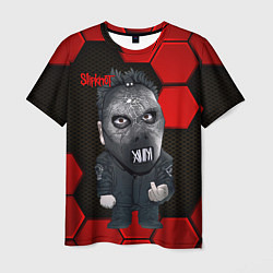 Футболка мужская Slipknot объемные плиты, цвет: 3D-принт