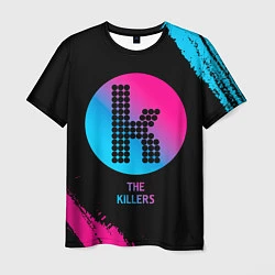 Футболка мужская The Killers - neon gradient, цвет: 3D-принт