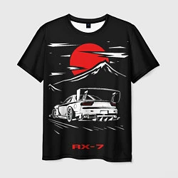 Футболка мужская Мазда RX - 7 JDM Style, цвет: 3D-принт