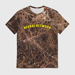 Футболка мужская Нейронные связи мозга, цвет: 3D-принт