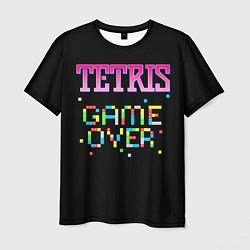 Футболка мужская Tetris - Game Over, цвет: 3D-принт