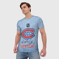 Футболка мужская Montreal Canadiens - NHL, цвет: 3D-принт — фото 2