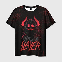 Футболка мужская Slayer - рок 80-х, цвет: 3D-принт