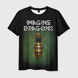 Футболка мужская Imagine Dragons рок, цвет: 3D-принт