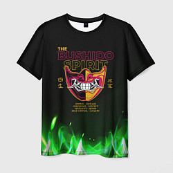 Футболка мужская Bushido Spirit and fire, цвет: 3D-принт