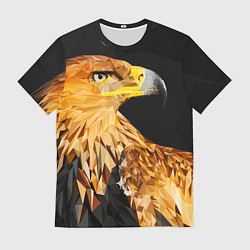 Футболка мужская Орёл полигональный, цвет: 3D-принт
