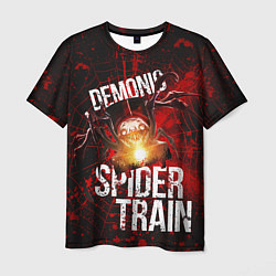 Футболка мужская Demonic spider-train, цвет: 3D-принт