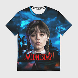Футболка мужская Wednesday horror, цвет: 3D-принт