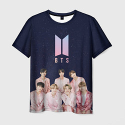 Футболка мужская BTS starry sky, цвет: 3D-принт