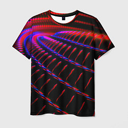 Футболка мужская Geometry neon texture, цвет: 3D-принт