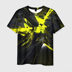 Футболка мужская Yellow gold abstraction, цвет: 3D-принт