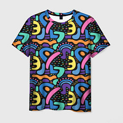 Футболка мужская Multicolored texture pattern, цвет: 3D-принт